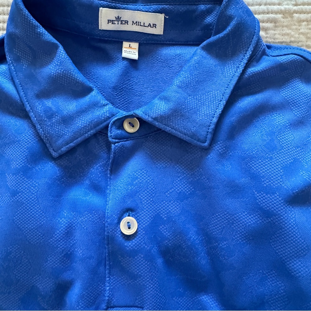 Peter Millar Blue Performance Breathable Fabric P… - image 4